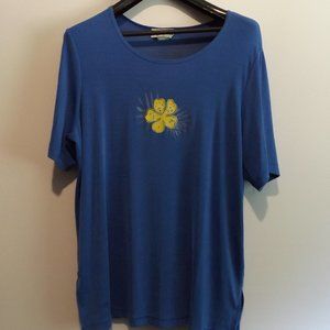 CAROLYN STRAUSS PLUS SIZE TEE